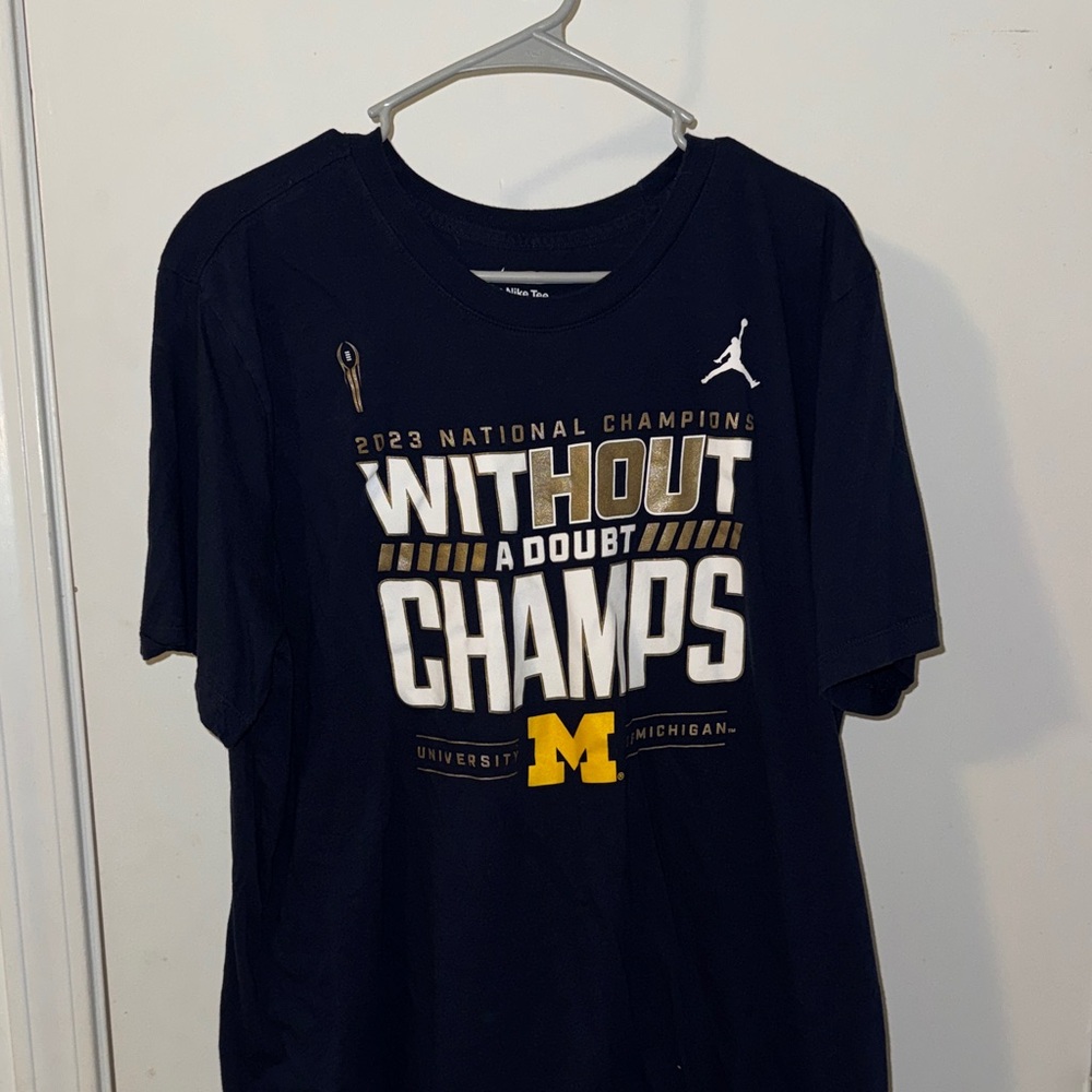 Nike Navy Blue Champions T-Shirt